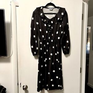 Vintage polyester 70s style dress